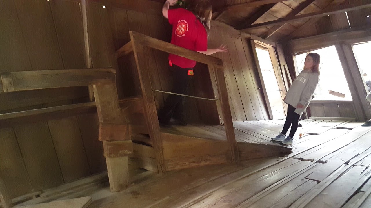 Oregon Vortex strange phenomenon bottle rolls uphill for tour guide and  me🤤🤤