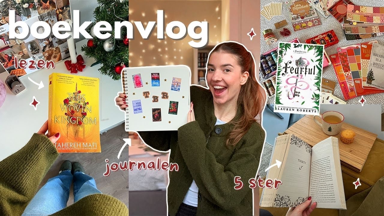 Boekenvlog ⭐️ middagje boek journalen 🎀 lezen & nieuwe 5 ster 🤭📖