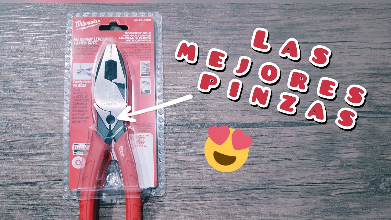 Unboxing: Pinzas de electricista Milwaukee.