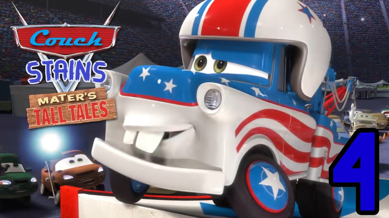 Cars Toon: Mater's Tall Tales, Ep. 4 | Mater Crashes - Couch Stains