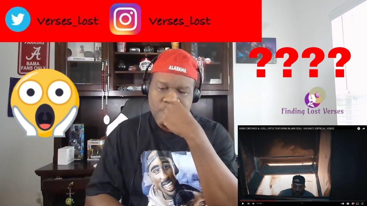 KXNG CROOKED & JOELL ORTIZ FT BLAKK SOUL: VACANCY (REACTION)