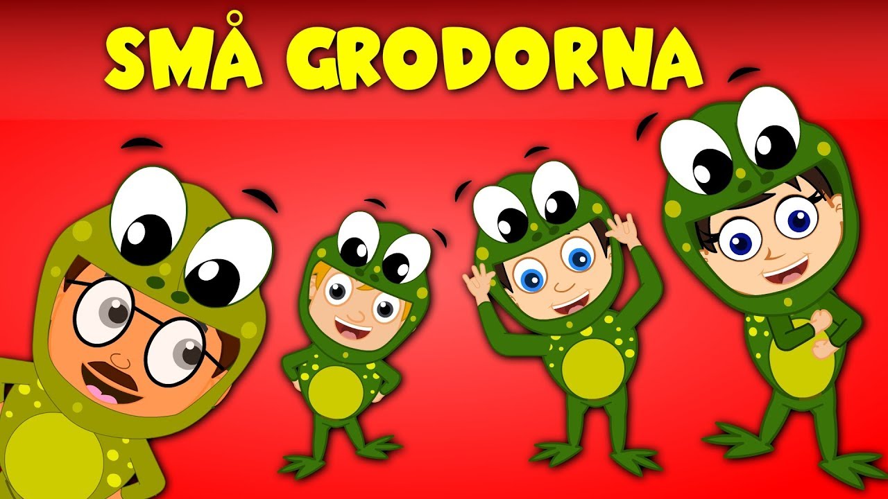 Små grodorna - Barnsånger på svenska