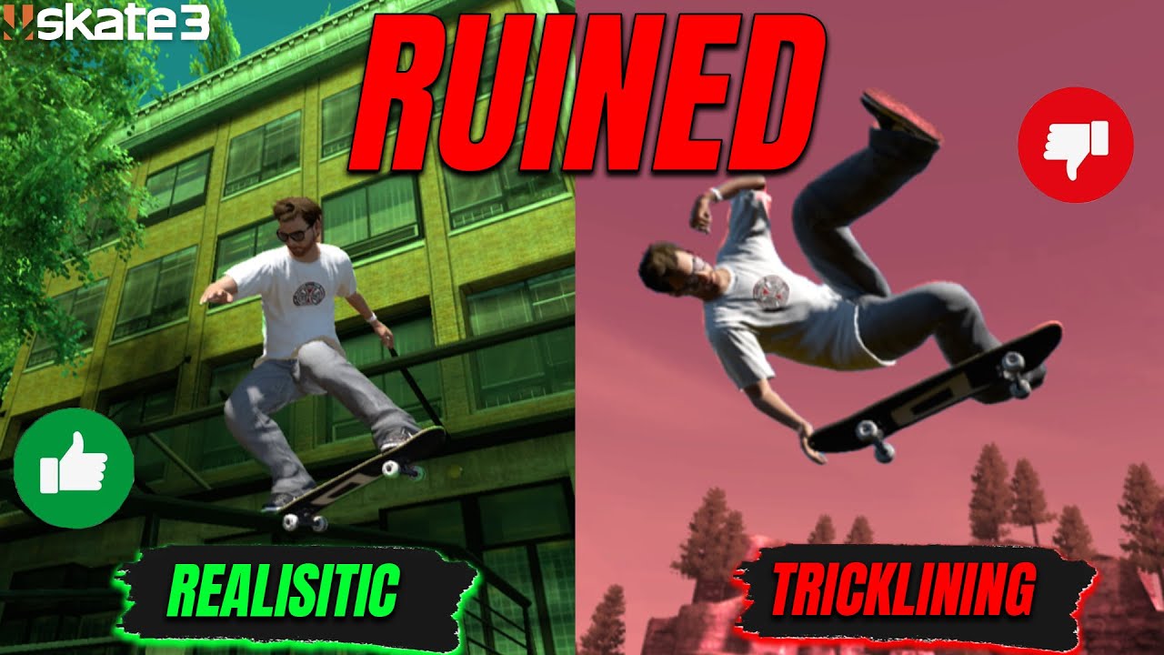 Триклайнинг | Самый ненавистный стиль игры в Skate 3