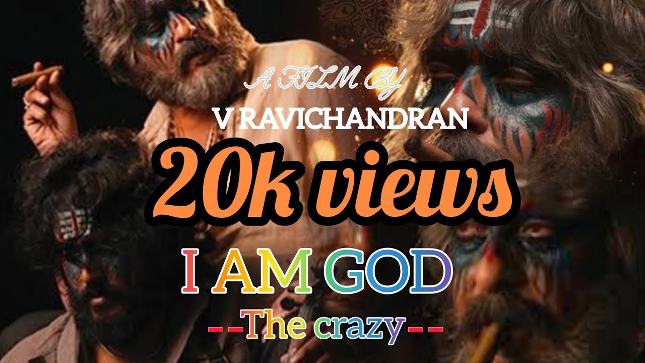 I AM GOD THE CRAZY | I AM GOD SONG | CRAZYSTAR V RAVICHADRAN | FAN MADE |#ravichandransong #iamgod