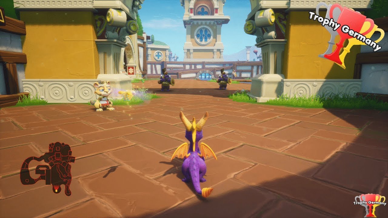 Spyro 3: Year of the Dragon - The Villa Bully - Trophy / Achievement Guide (1080p 60fps)