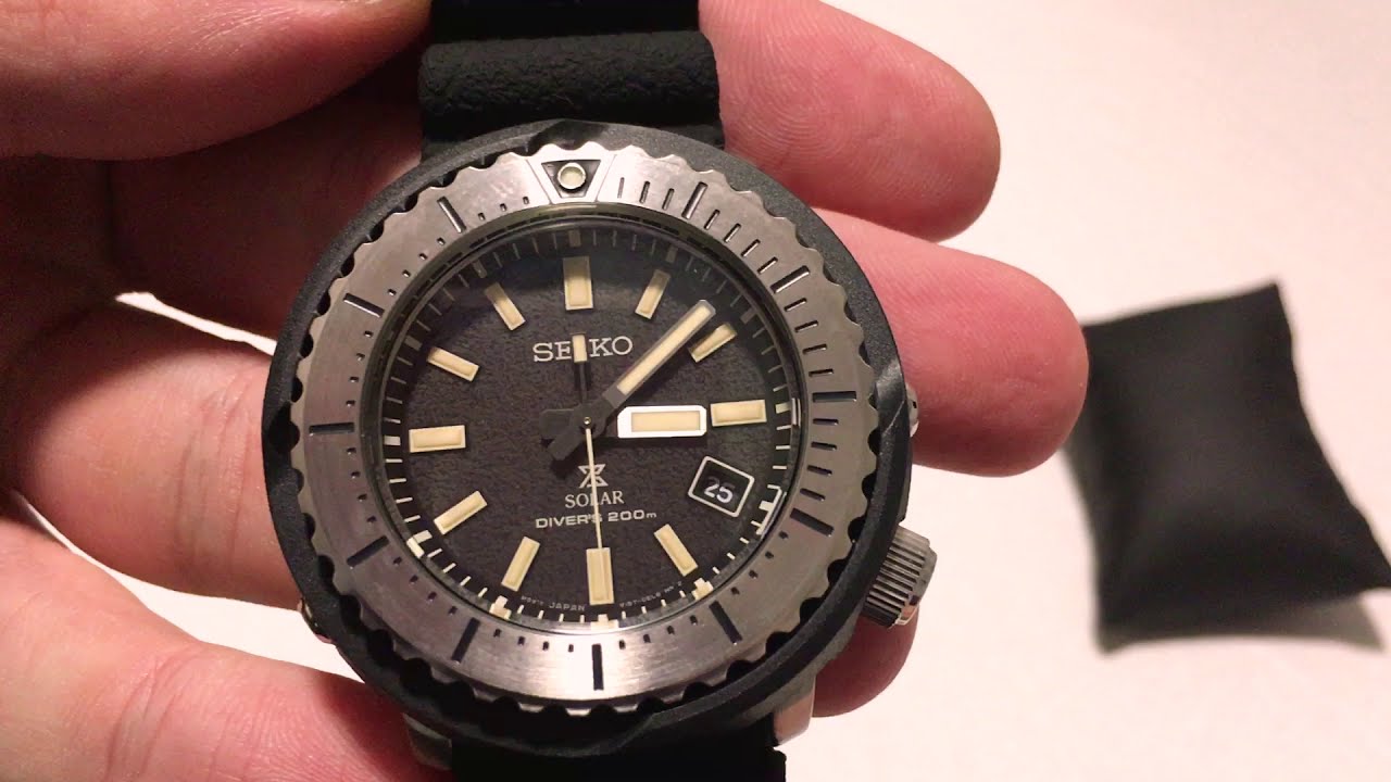 SEIKO Prospex Solar Black Rubber Strap SNE541P1 - E-oro.gr