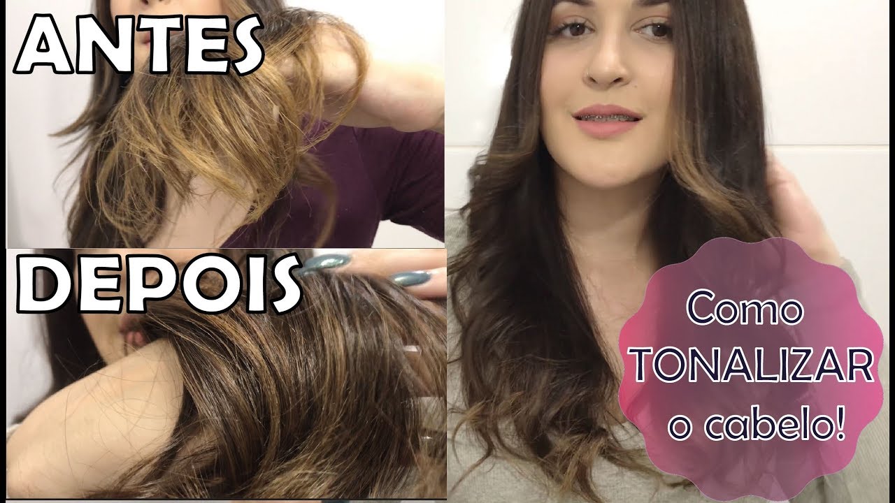 TONALIZANDO meu Cabelo em casa | Casting Creme Gloss 600 -  Loiro Escuro ♡