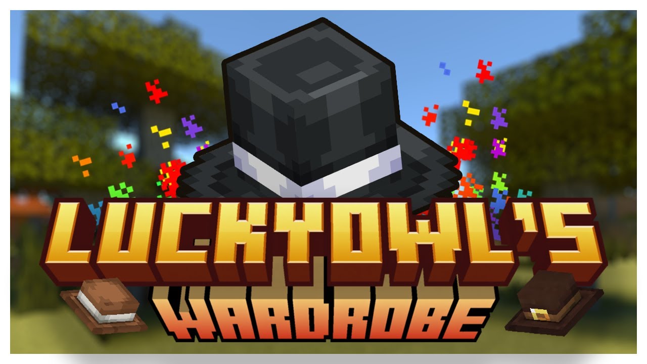 BEST CLOTHING MOD for MINECRAFT! (Lucky's Wardrobe)