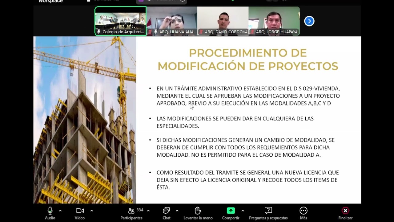 TALLER GRATUITO DE NORMATIVA Y CASUÍSTICA N°1- NORMATIVA EDIFICATORIA Y REVISIÓN DE CASUÍSTICA