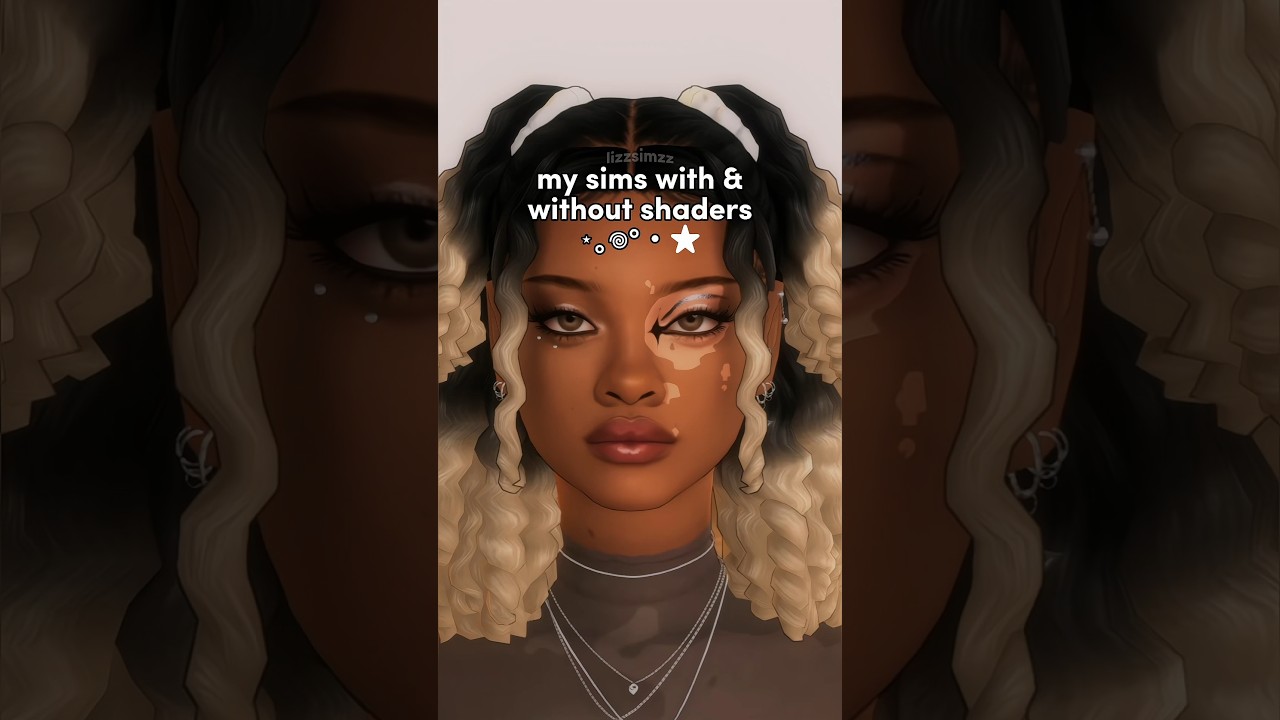 i like them both ways 🤷&zwj;♀️ btw this is my personal shader | #sims4 #shorts #thesims4 #gaming