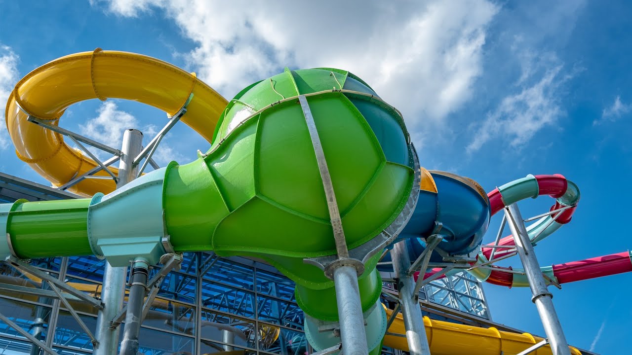 Aquanaut - Weird AQUASPHERE Water Slide at Epic Waters Grand Prairie