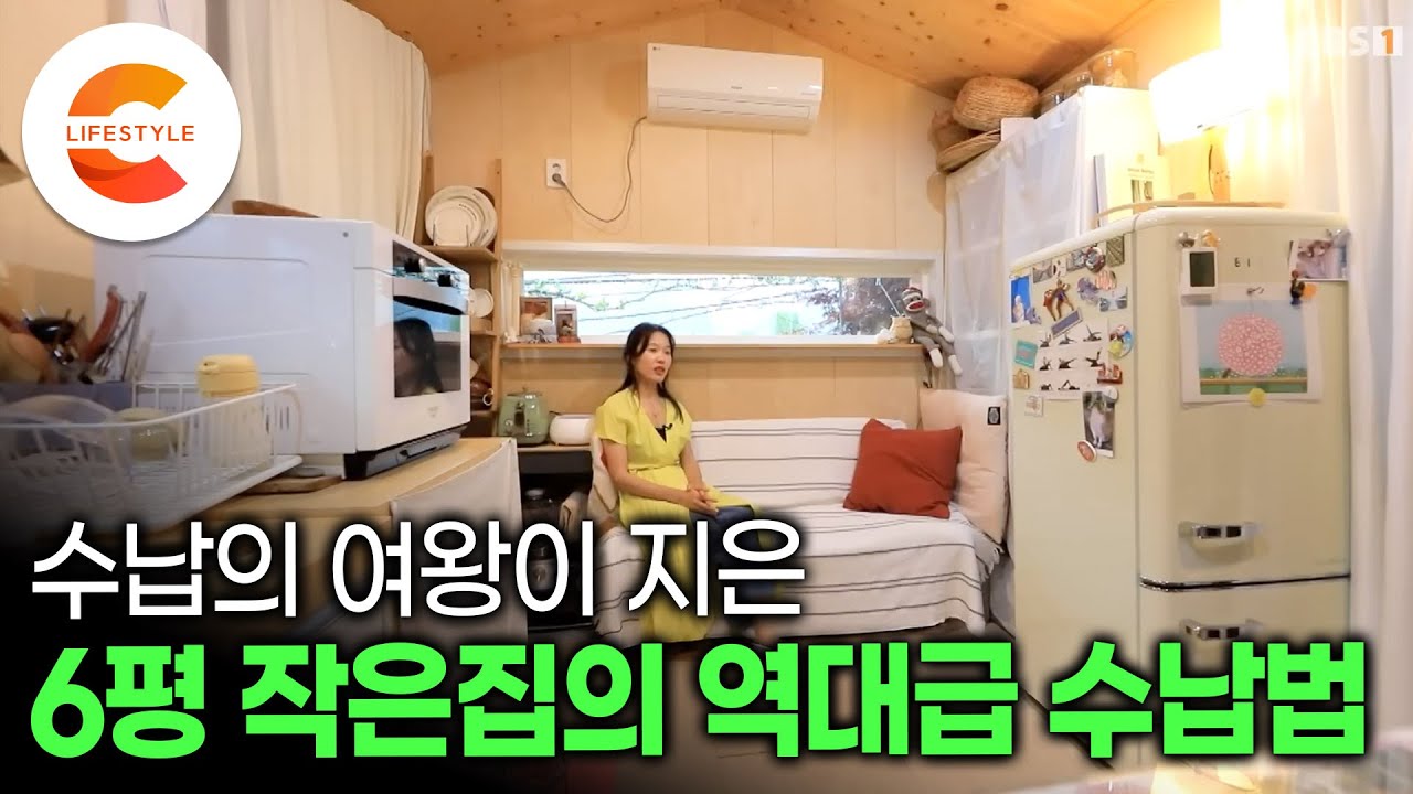 수납의 여왕은 테트리스를 이렇게 합니다🏠 겉으로 보기엔 평범한 오두막이지만 내부는 꽉꽉 눌러담은 실속형 6평 모듈러 주택을 지은 법ㅣ자급자족 타이니 하우스ㅣ#건축탐구집