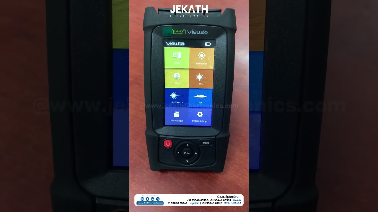 INNO View 300 OTDR – நுட்பமான டெஸ்டிங் கைக்கு உடனடி தீர்வு!
