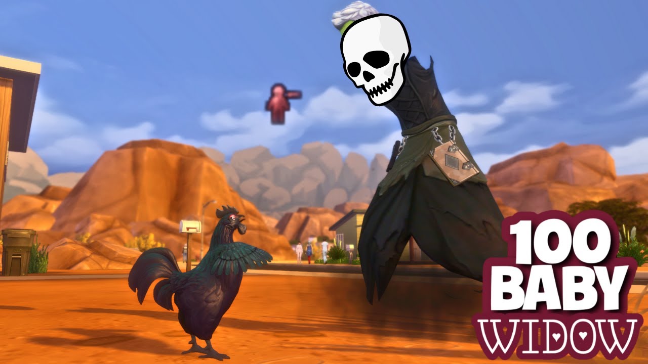 The Sims 4 ITA |100 Baby Widow Challenge: TRISTO MIETITORE VEGESIM E UCC|S0 DAL GALLO! #73