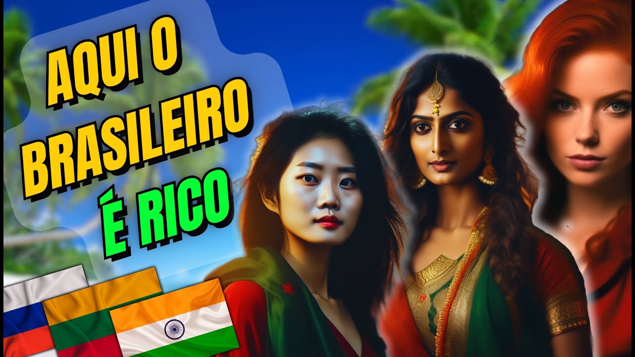 5 Pa&iacute;ses onde o brasileiro &eacute; RICO: Aqui o REAL vale MUITO! Parte 1