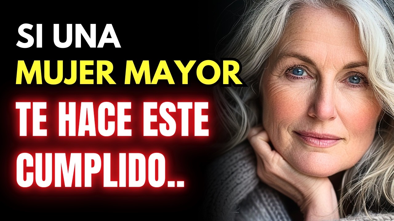 Si una mujer mayor te hace este cumplido, significa más de lo que crees