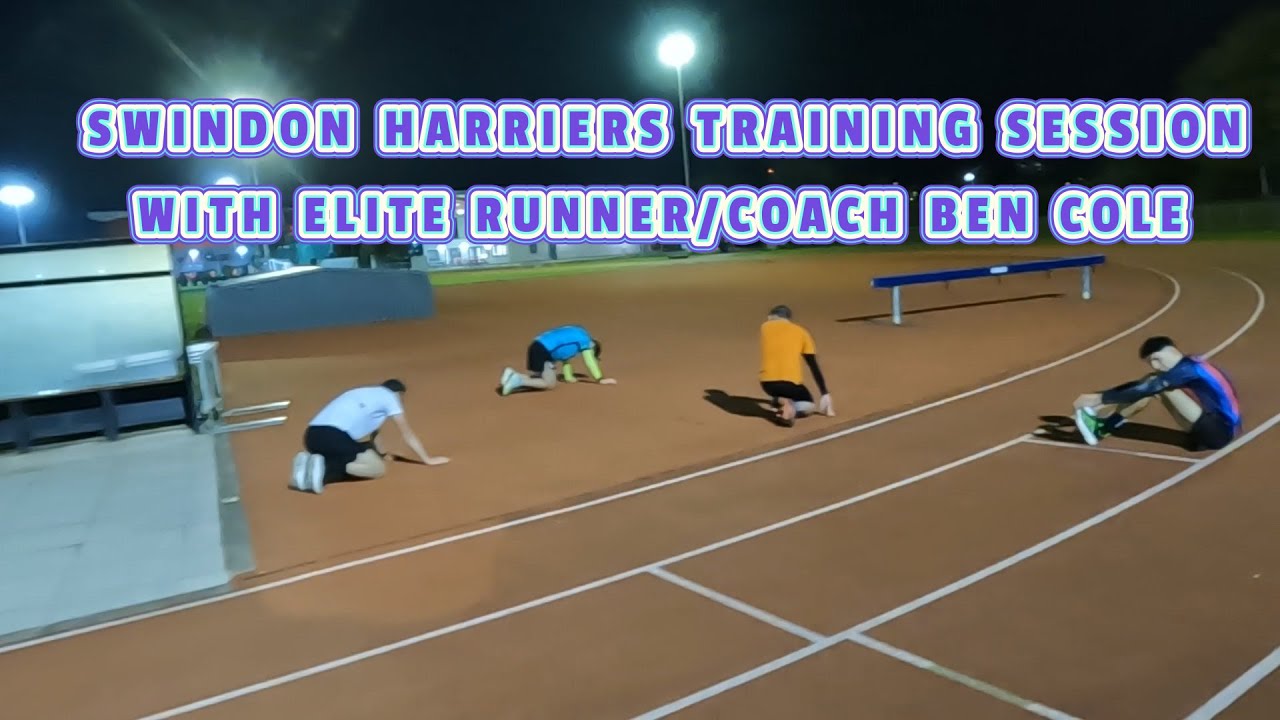 Swindon Harriers track session with Elite runner and coach Ben Cole