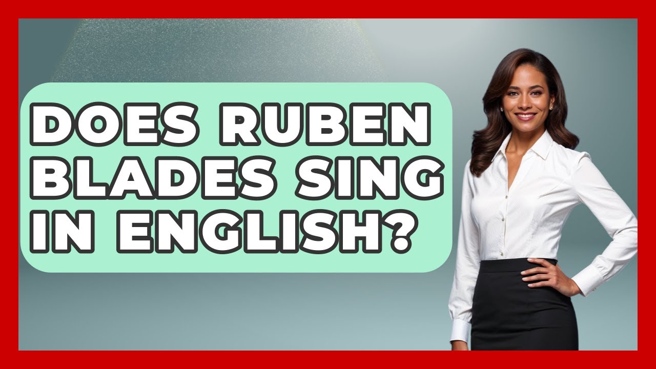 Does Ruben Blades Sing In English? - Jazz Music Legends