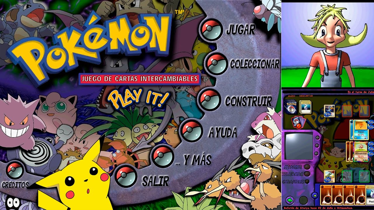 Pokémon: ¡Juégalo! - Pokémon Play It! (PC Windows, 1999) - Castellano - Gameplay