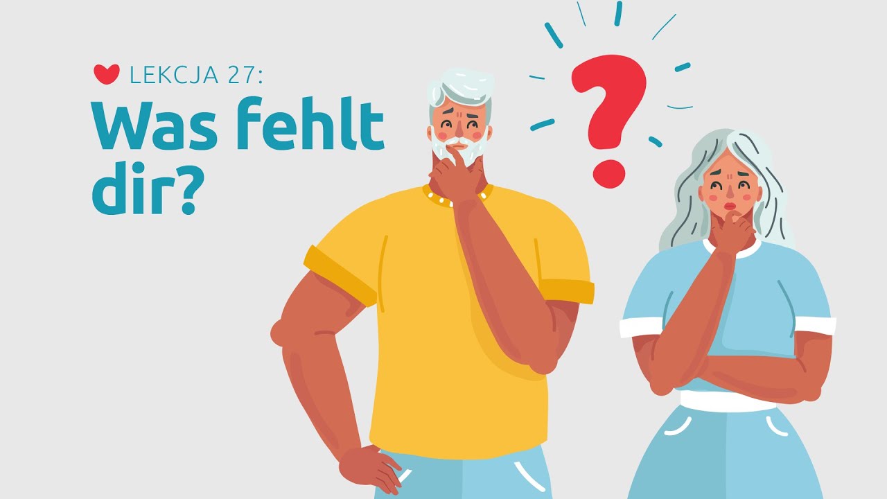 Bóle i dolegliwości. Język Niemiecki Dla Opiekunek. Lekcja 27