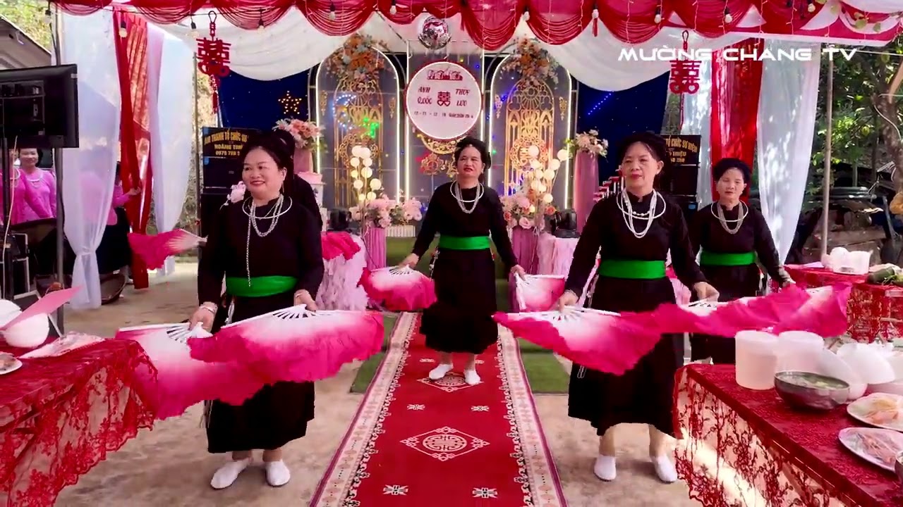 Múa quạt - Lời cây đàn tính | Hội nàng dâu họ Hoàng nhà Luận Đô xã Xuân Giang | Mường Chang TV