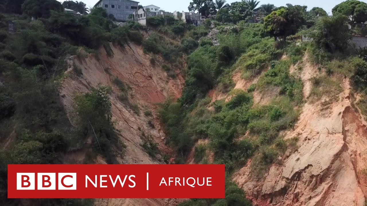 Les érosions qui emportent des maisons à Brazzaville - Congo
