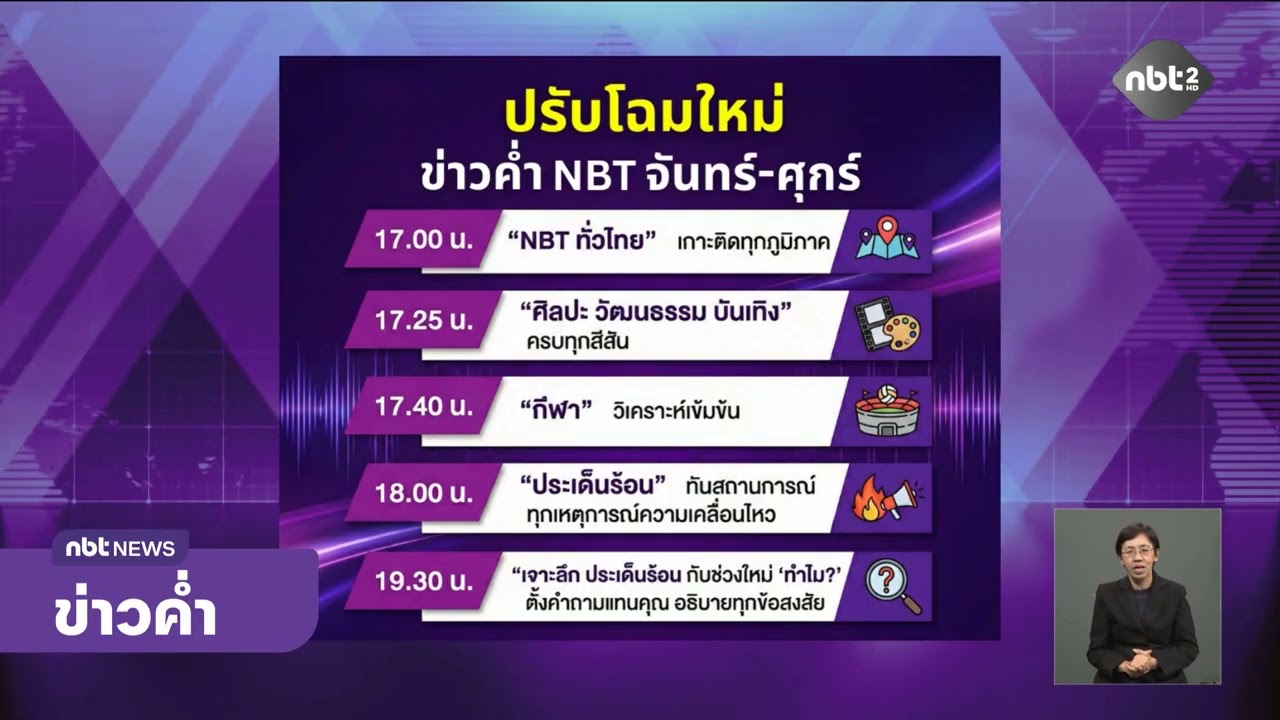 NBT, Monday - Friday, has a new look!! Evening News, March 12, 2026 #NBT2HD