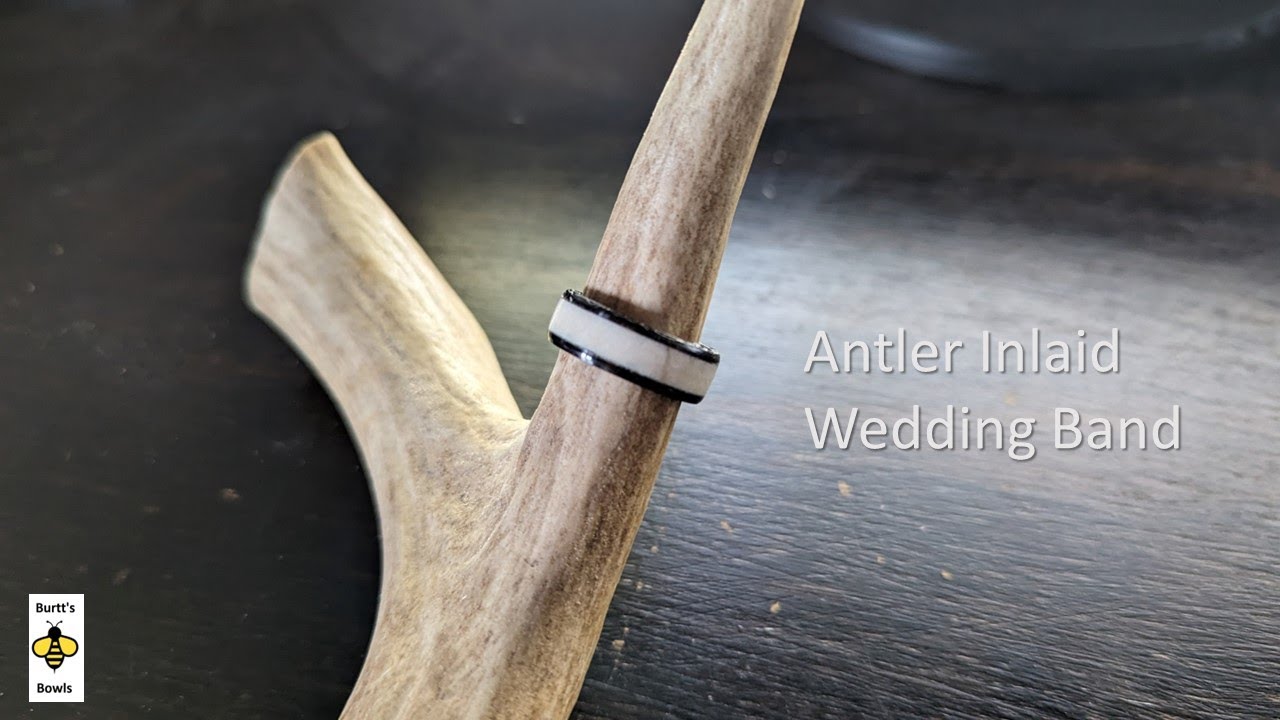 Antler Inlaid Ring
