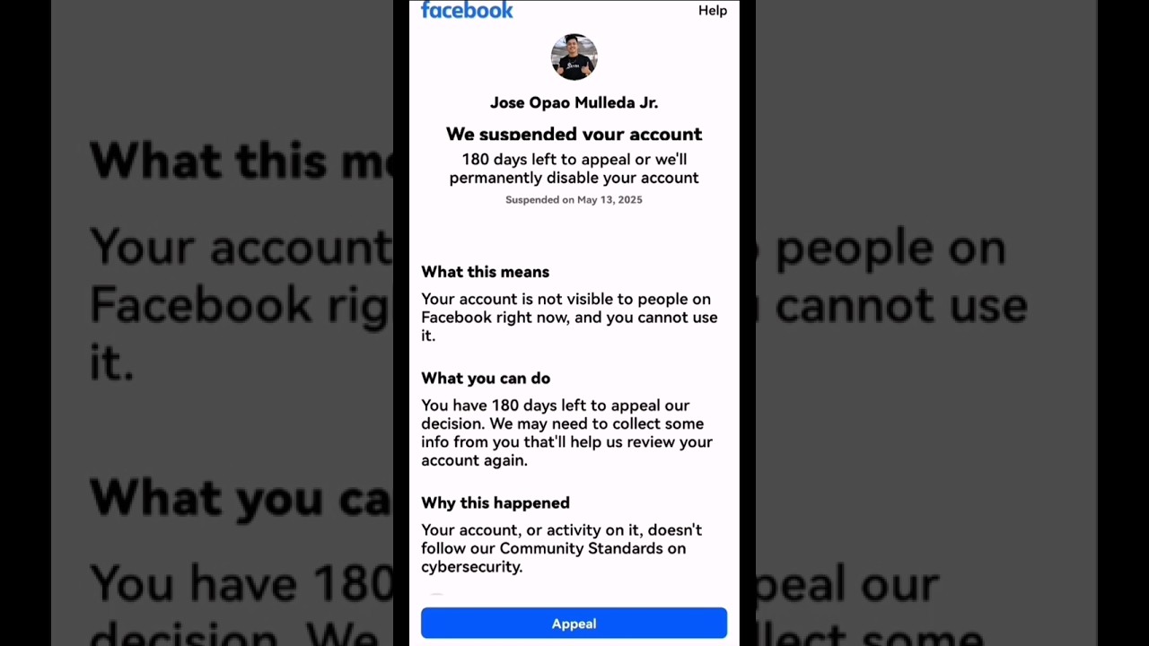 🔒 HOW TO RECOVER A 180-DAY SUSPENDED FACEBOOK ACCOUNT (Step-by-Step Guide) 🔓