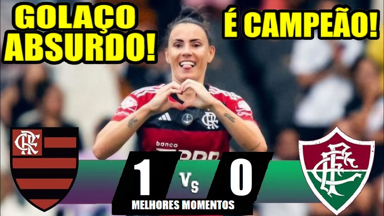 MELHORES MOMENTOS | FLAMENGO 1x0 FLUMINENSE | FINAL CARIOCA FEMININO 2024 CAMPEÃO JUCINARA GOLAÇO