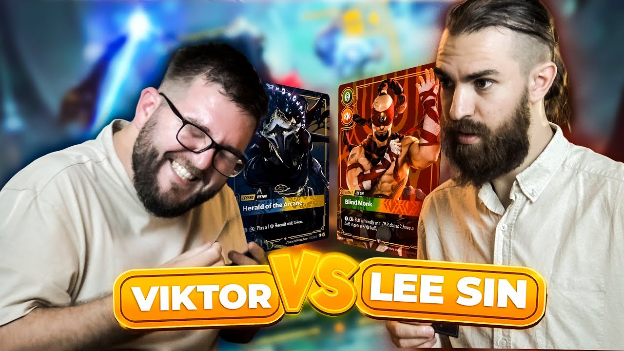 DUELO EN LA GRIETA entre Viktor y Lee Sin | Partida a #riftbound contra @RIFTBOUND: PochiPoom ep. 12