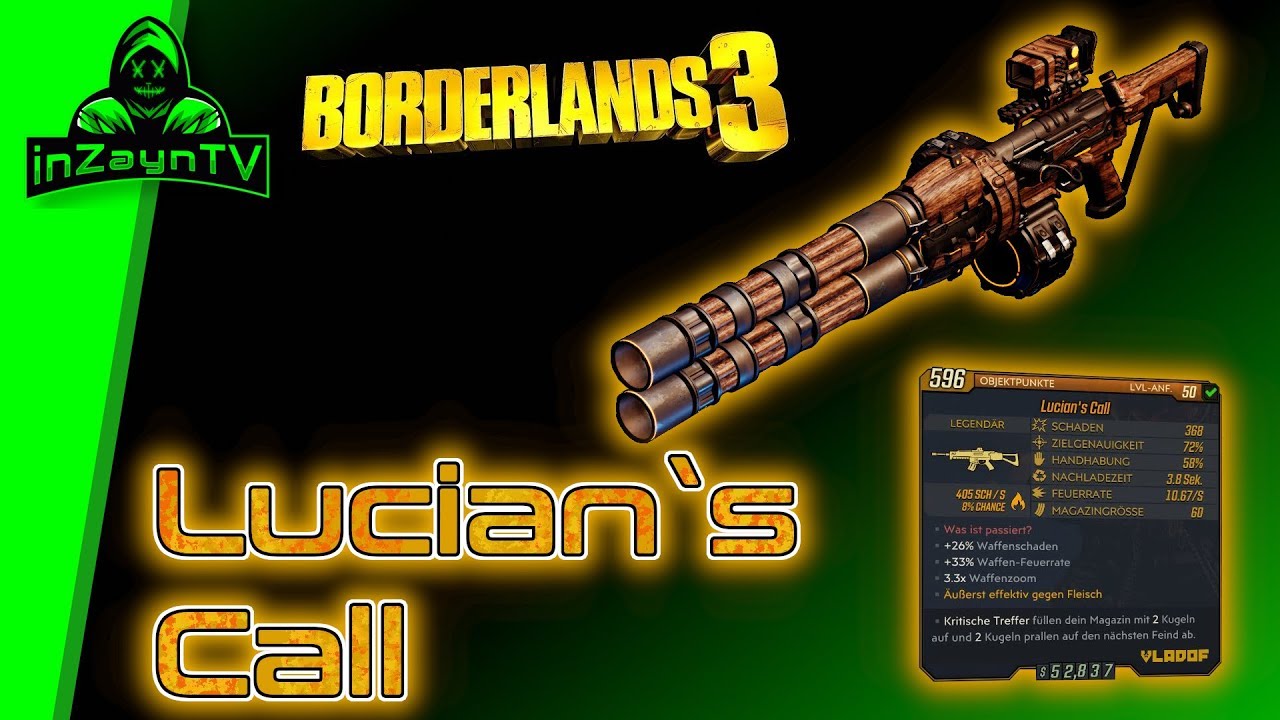 Borderlands 3 Lucians Call (Assault Rifle) farmen! Legendär! (German)