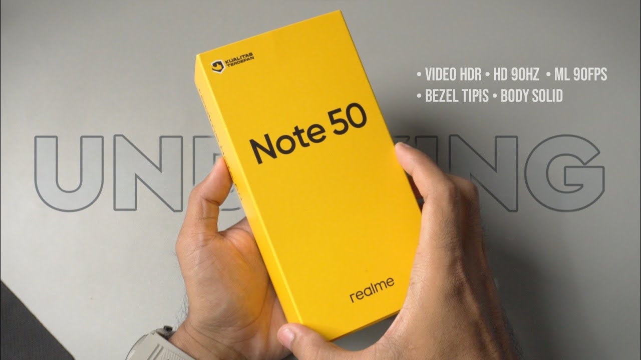 UNBOXING REALME NOTE 50 INDONESIA ⚡ TES BENCHMARK, KAMERA & VIDEO