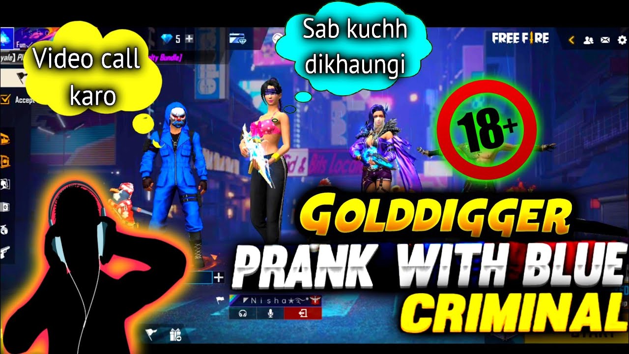 Gold Digger Prank Free Fire - para SAMSUNG A3,A5,A6,A7,J2,J5,J7,S5,S6,S7,S9,A10,A20,A30,A50,A70