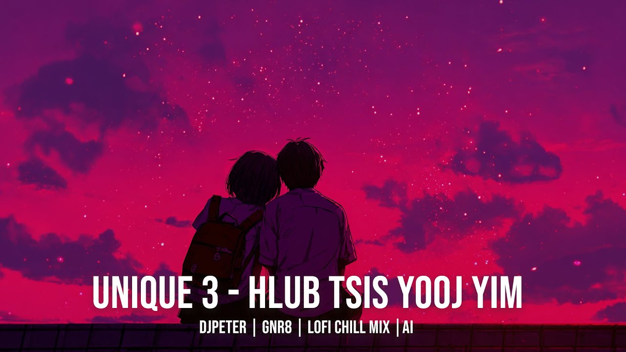 Unique3 - Hlub Tsis Yooj Yim |  DJPeter // GNR8 // AI // Chill // Lofi | 🎵🎧✨