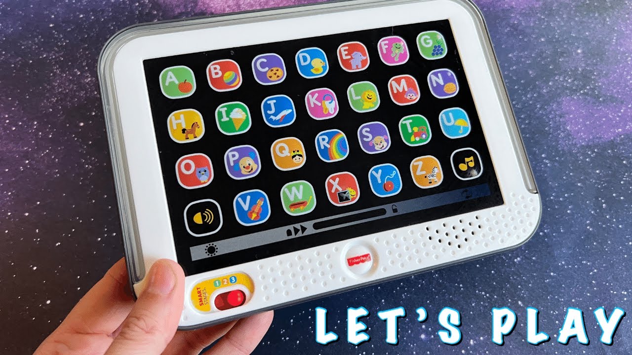 LET'S PLAY | Fisher-Price Smart Stages Tablet with Lights | Level 3