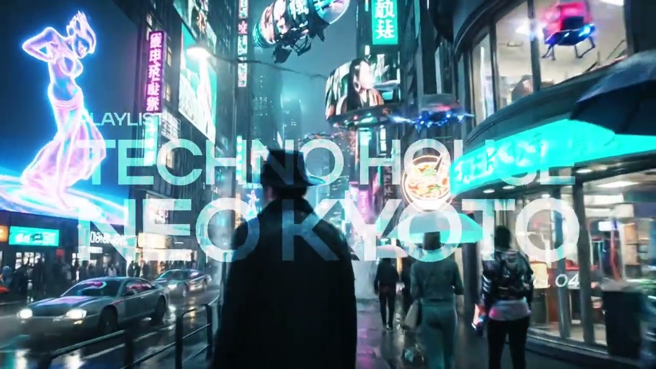 NEO KYOTO Techno House Vol. 04 | Cyberpunk Techno House Music for Night Drive & Focus