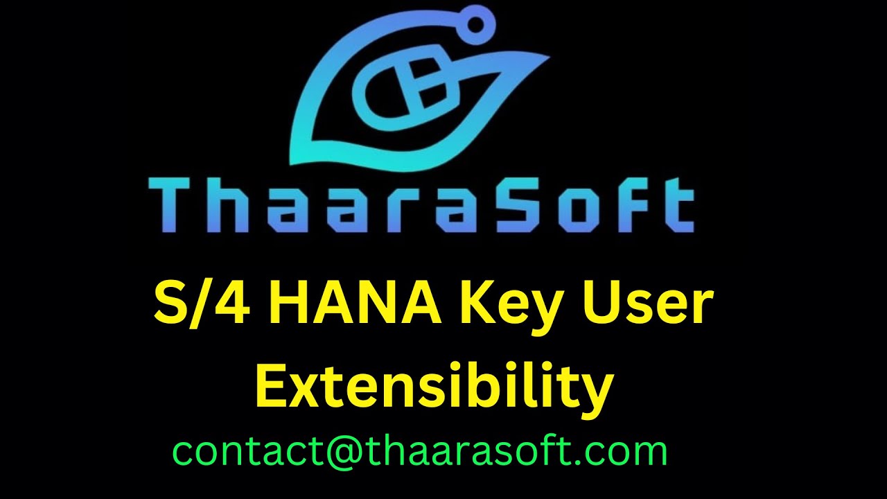 S/4 HANA - Key User Extensibility