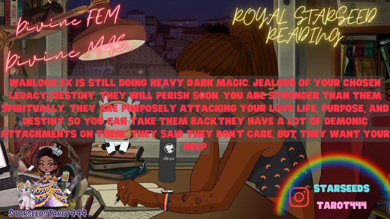Warlock ex is still doing heavy dark magic jealous of your chosen legacy/destiny They will perish.