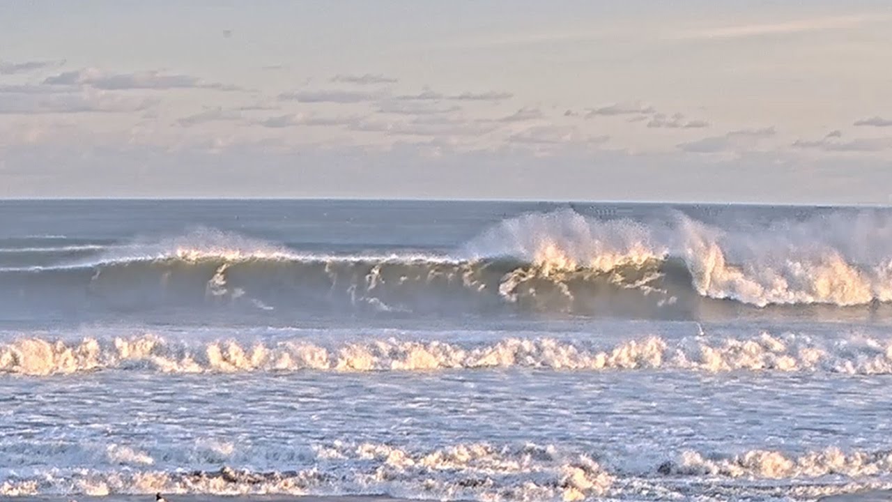 RELAXING VIDEO - 1 Hour Relaxing Ocean Waves (Uncut footage of Hurricane Lee, Ponquogue, NY)