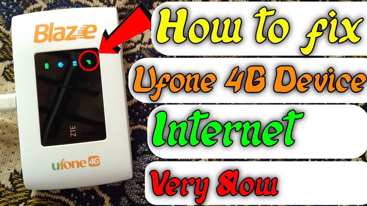 Устройство Ufone 4G Wifi | ZTE MF920U | Проблема с зеленым индикатором Ufone Blaze | Проблема с м...