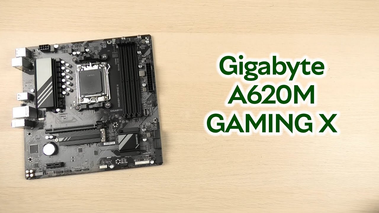 Розпаковка Gigabyte A620M GAMING X