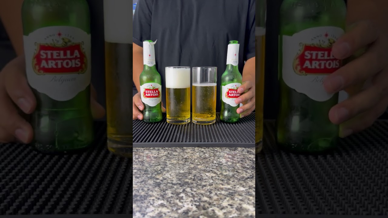 C&Oacute;MO SERVIR Y TOMAR UNA CERVEZA DE BOTELLA. #drink #cocktail #shorts #beer