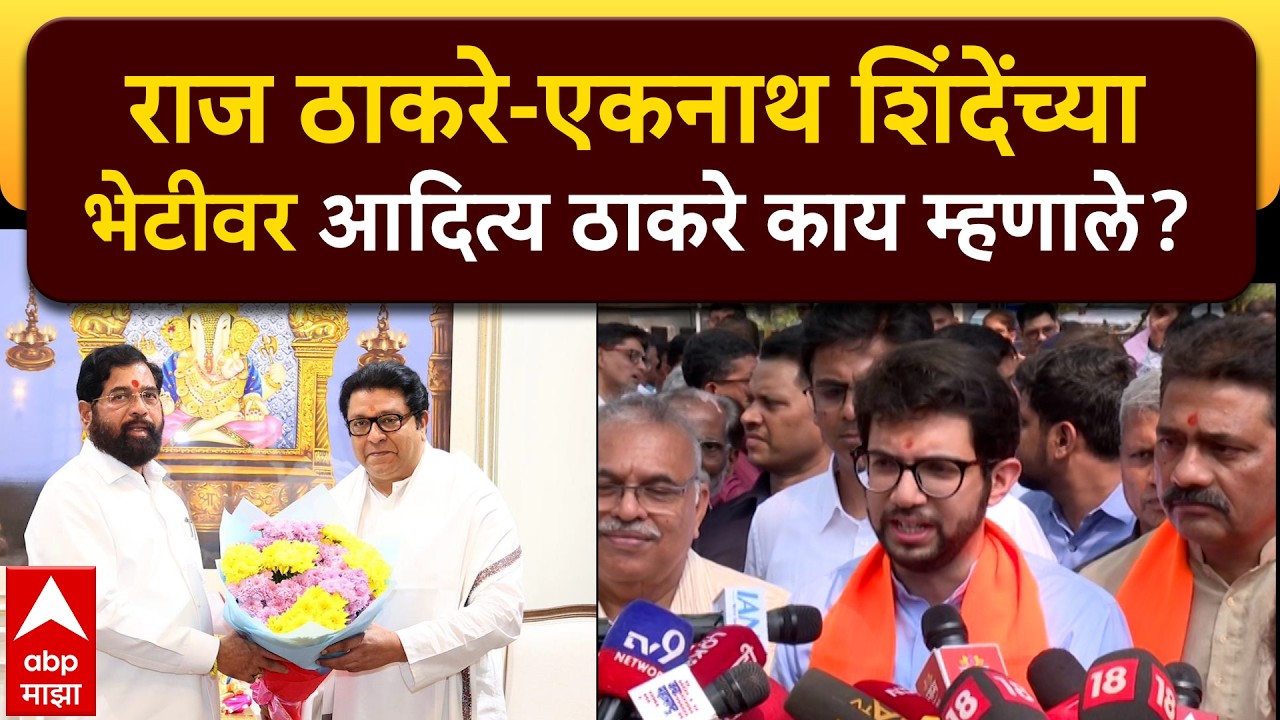 Aditya Thackeray Mumbai : राज ठाकरे-एकनाथ शिंदे यांच्या भेटीवर आदित्य ठाकरे काय म्हणाले?