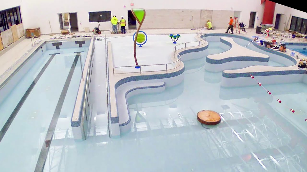 Time Lapse Video of the Aquatics Center at The Hawk
