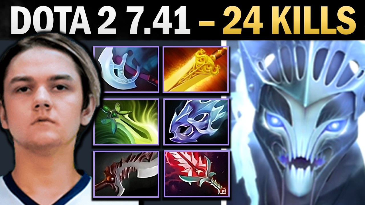 Spectre Dota 2 7.41 with Moon Shard and Butterfly - Dota Gameplay