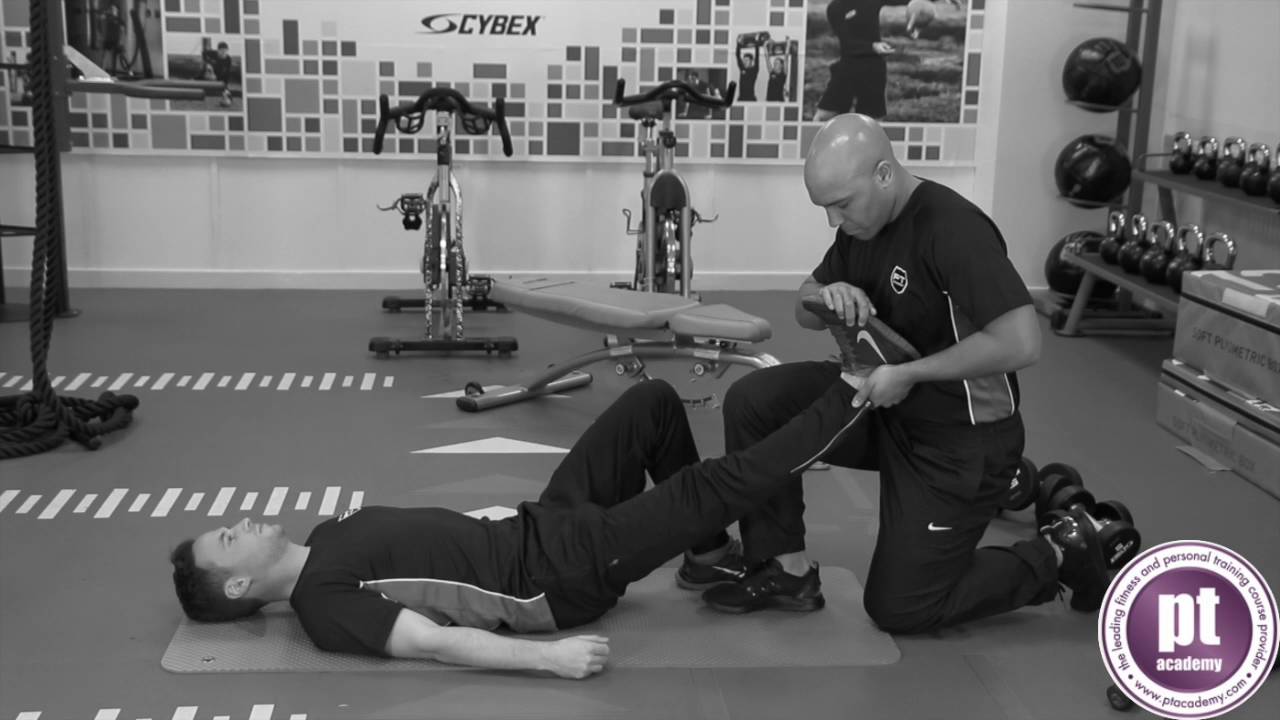 Lying Gastrocnemius Alternative Stretch - Personal Training: Pt Academy