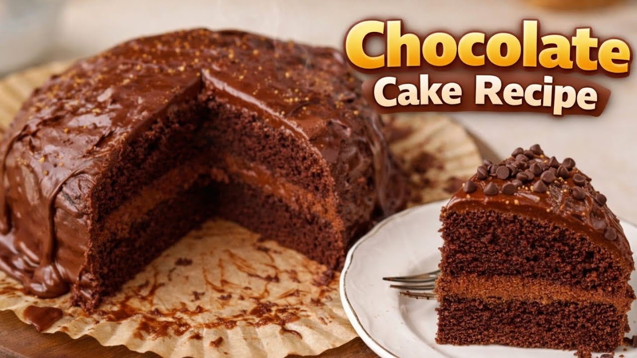 Chocolate Cake at Home |Chocolate Cake In Air Fryer | eggless | Easy Homemade Cake |