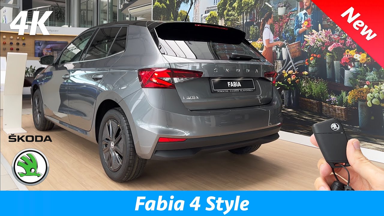 Škoda Fabia Style 2022 - ПОЛНЫЙ подробный обзор в 4K | Экстерьер - Интерьер
