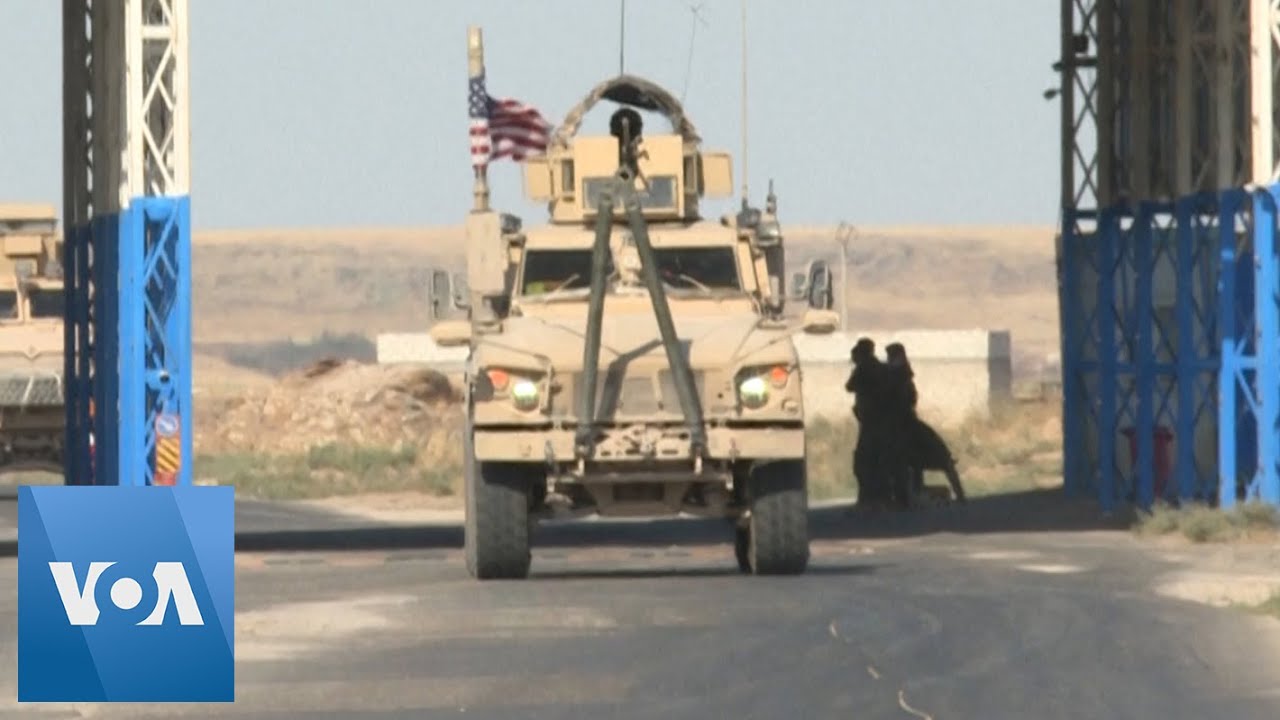 US Military Vehicles Patrol Northeast Syria